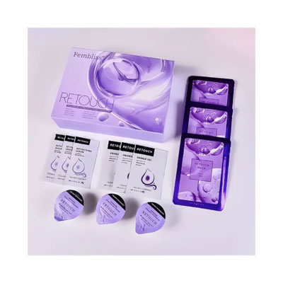کیت مربعی فمبلس پلاژن ضد چروک و جوانساز RETOUCH حاوی سرم افتر + ماسک افتر